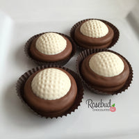 12 GOLF BALL Chocolate Covered Oreo Cookie Candy Party Favors