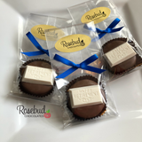 12 HAPPY RETIREMENT Chocolate Covered Oreo Cookie Candy Party Favors