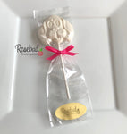12 HOUND DOG Chocolate Lollipops Candy Party Favors
