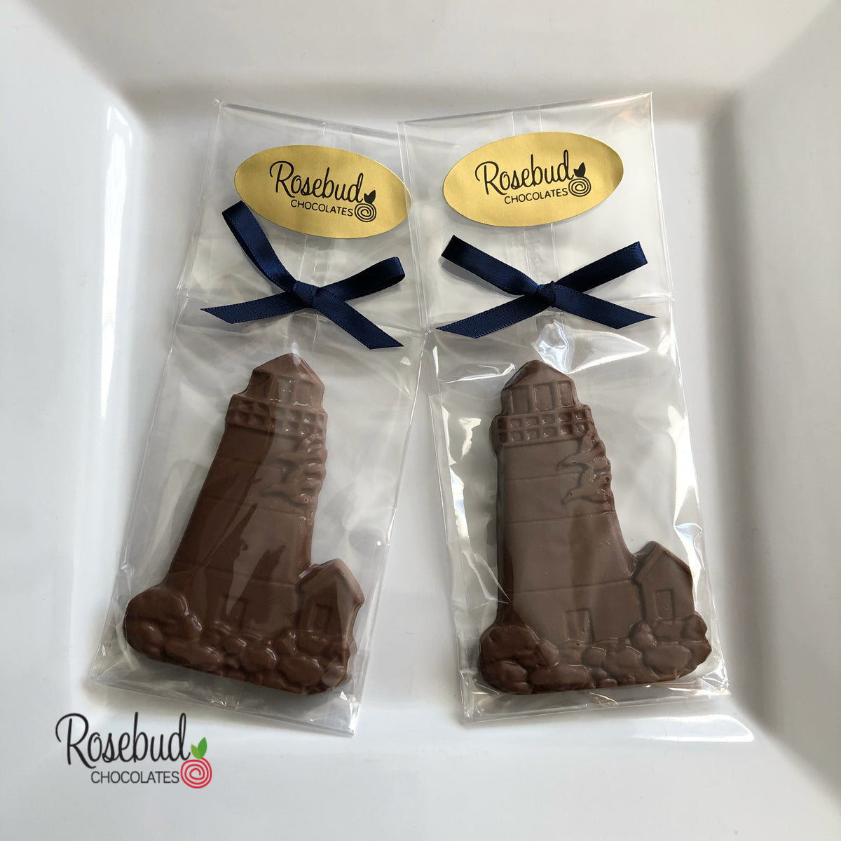 12 LIGHTHOUSE Chocolate Candy Party Favors – Rosebud Chocolates