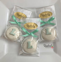 12 LETTER "L" Chocolate Covered Oreo Cookie Candy Party Favors