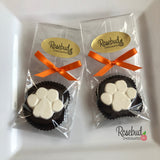 12 PAW PRINT Chocolate Covered Oreo Cookie Candy Party Favors