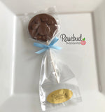 12 PAW PRINT Chocolate Lollipops Candy Party Favors