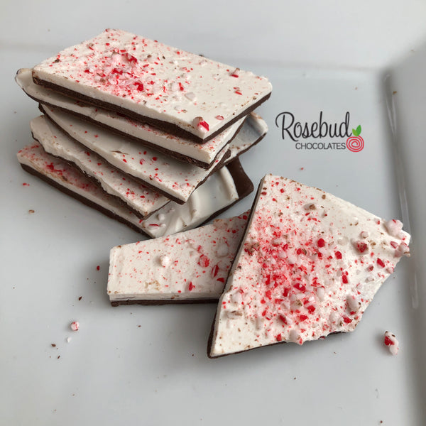 PEPPERMINT BARK Dark Chocolate Gift Boxes 1 Pound Boxed Candy