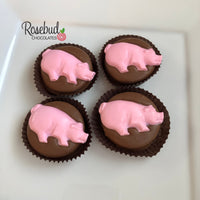 12 PIG Chocolate Covered Oreo Cookie Candy Party Favors