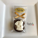 12 PILGRAM & MAYFLOWER Chocolate Covered Oreo Cookie Thanksgiving Party Favors