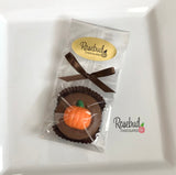 12 PUMPKIN Chocolate Covered Oreo Cookie Candy Party Favors