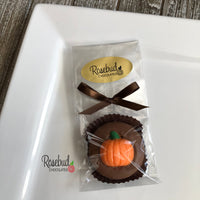12 PUMPKIN Chocolate Covered Oreo Cookie Candy Party Favors