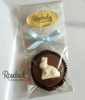 12 RABBIT Chocolate Covered Oreo Cookie Candy Easter Spring Party Favors