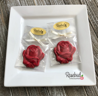 12 ROSE Bloom Chocolate Candy Party Favors Flowers Wedding Birthday