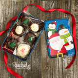 2 TINS with 15 Individually Sealed Chocolate Covered Oreo Cookies Christmas Assortment