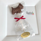 12 SCOTTISH TERRIER Dog Chocolate Lollipop Birthday Party Favors Scottie