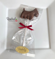 12 SCOTTISH TERRIER Dog Chocolate Lollipop Birthday Party Favors Scottie