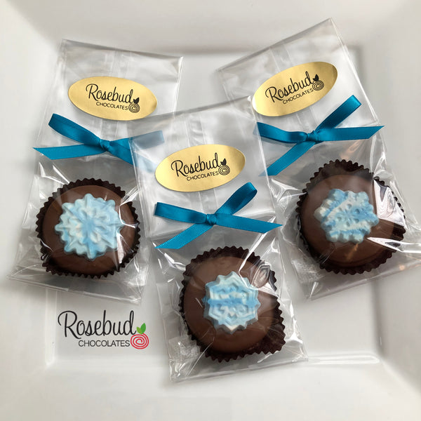 12 SNOWFLAKE Chocolate Covered Oreo Cookie Christmas Holiday Party Fav –  Rosebud Chocolates