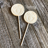 12 SPIDER Chocolate Lollipop Candy Party Favors