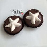 12 STARFISH Chocolate Oreo Cookie Nautical Beach Favors