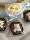 12 TEDDY BEAR Chocolate Covered Oreo Cookie Candy Birthday Party Baby Shower Favors