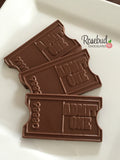 12 ADMIT ONE TICKET Chocolate Candy Birthday Party Favors