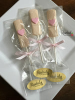 12 BAND-AID Chocolate Lollipop Candy Party Favors Heart