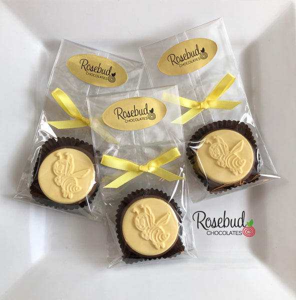 12 BEE Yellowjacket Chocolate Covered Oreo Cookie Candy Party Favors