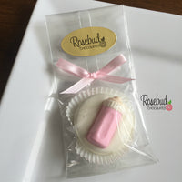12 BABY BOTTLE Chocolate Covered Oreo Cookie Candy Party Favors