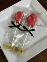 12 BOXING GLOVES Chocolate Lollipop Candy Sports Birthday Party Candy Favors