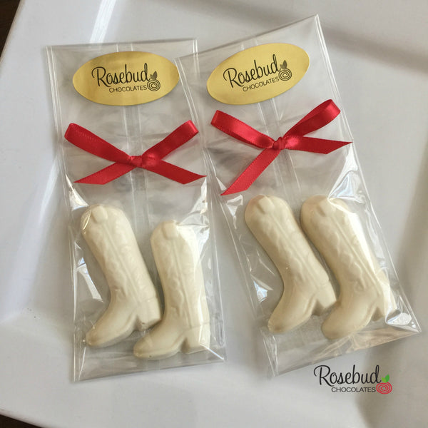 12 COWBOY BOOTS Chocolate Candy Western Country Birthday Party