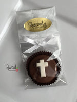 12 CROSS Chocolate Covered Oreo Cookie Religious Favors