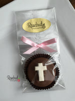 12 CROSS Chocolate Covered Oreo Cookie Religious Favors