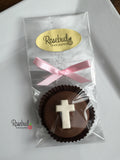 12 CROSS Chocolate Covered Oreo Cookie Religious Favors