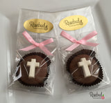 12 CROSS Chocolate Covered Oreo Cookie Religious Candy Party Favors