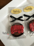 12 DUMP TRUCK Chocolate Covered Oreo Cookie Party Favors Construction Birthday