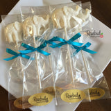 12 ELEPHANT Chocolate Lollipops Candy Birthday Party Baby Shower Favors