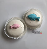 12 FISH Chocolate Covered Oreo Cookie Candy Party Favors