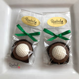 12 GOLF BALL Chocolate Covered Oreo Cookie Candy Party Favors