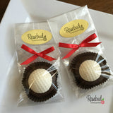 12 GOLF BALL Chocolate Covered Oreo Cookie Candy Party Favors
