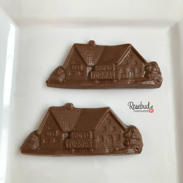 12 HOUSE Chocolate "Sold" "For Sale" Candy Party Favors