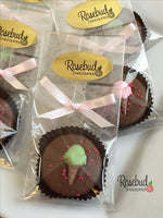 12 ICE CREAM CONE Chocolate Covered Oreo Cookie Birthday Party Candy Favors