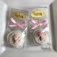 12 ICE CREAM CONE Chocolate Covered Oreo Cookie Birthday Party Candy Favors