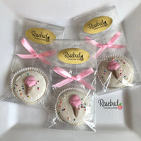 12 ICE CREAM CONE Chocolate Covered Oreo Cookie Birthday Party Candy Favors