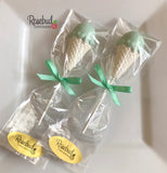 12 ICE CREAM CONE Chocolate Lollipops Candy Birthday Party Favors