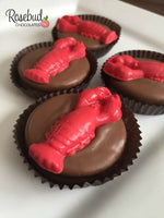 12 LOBSTER Chocolate Covered Oreo Cookie Candy Party Favors