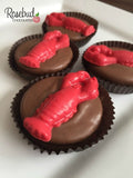 12 LOBSTER Chocolate Covered Oreo Cookie Candy Party Favors