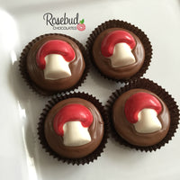 12 MUSHROOM Chocolate Covered Oreo Cookie Candy Party Favors