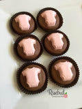 12 BABY BODYSUIT Chocolate Covered Oreo Cookie Candy Party Favors