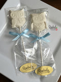 12 OWL Chocolate Lollipops Candy Party Favors