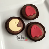 12 PAC MAN Chocolate Covered Oreo Cookie Candy Birthday Party Favors