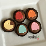 12 PAC MAN Chocolate Covered Oreo Cookie Candy Birthday Party Favors