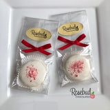 12 CANDY CANE White Chocolate Covered Oreo Cookie Christmas Holiday Party Favors