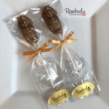 12 PHARAOH Chocolate Gold Dusted Lollipop Candy Party Favors Egyptian Theme Birthday